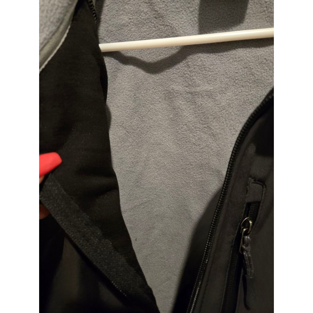 Men's Reebok Black Grey Performance Jacket XL - Picture 4 of 7